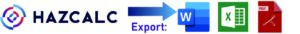 Export of assessments to word, excel pdf